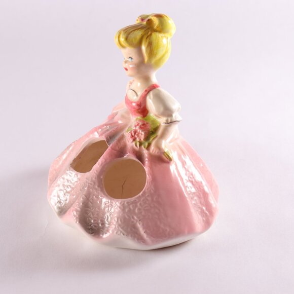 Lego Japan Girl Figurine Pink Dress Bouquet Lipstick Holder 3 Slots With Sticker - Picture 7 of 9